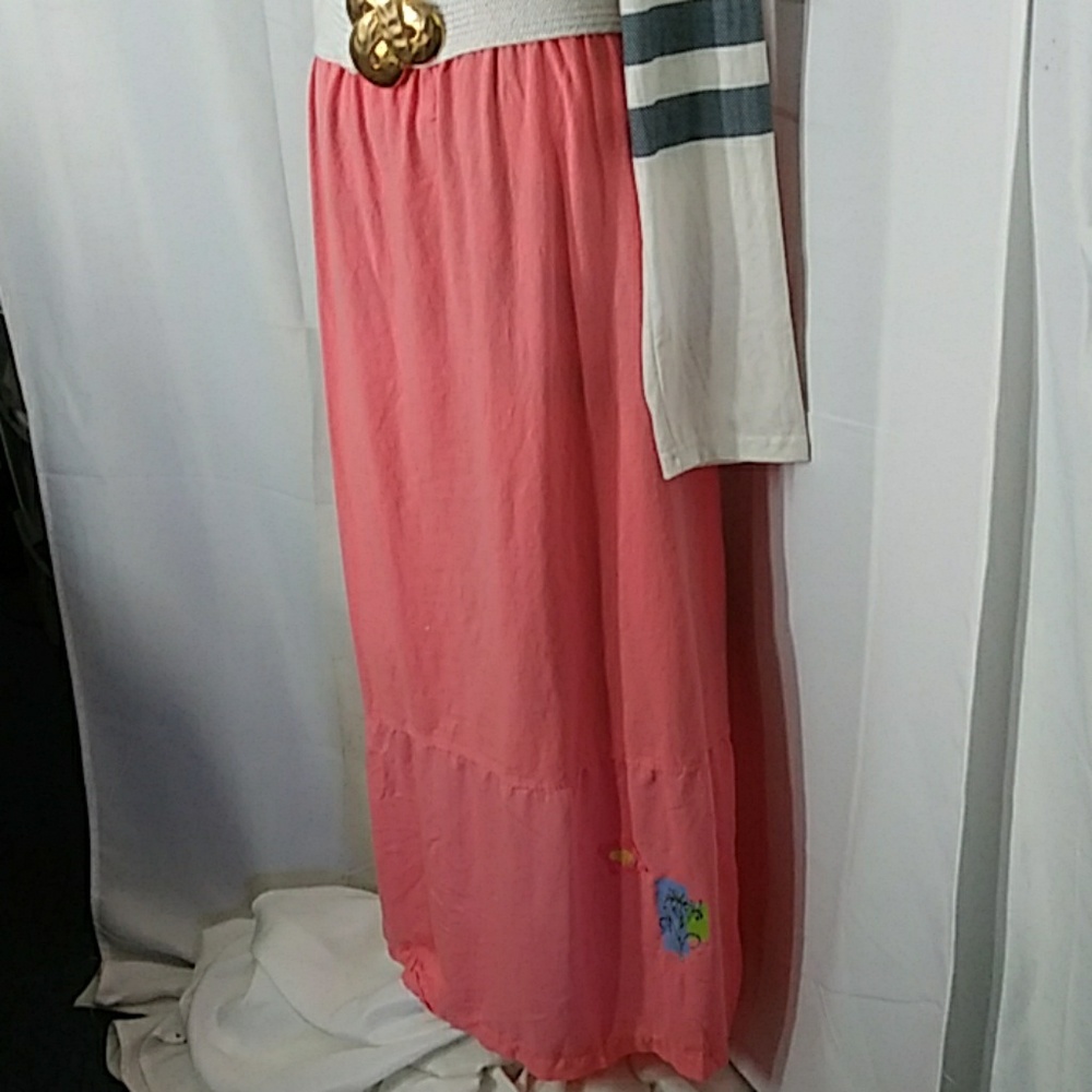 Coral Maxi Skirt